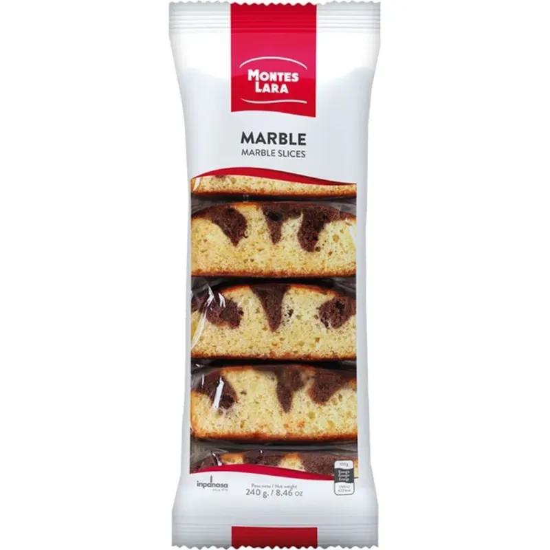 Bizcocho de mármol Montes Lara 240g