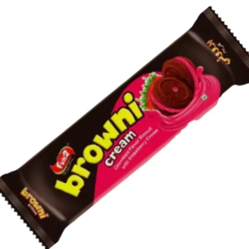 Galletas Browni de Chocolate con fresa