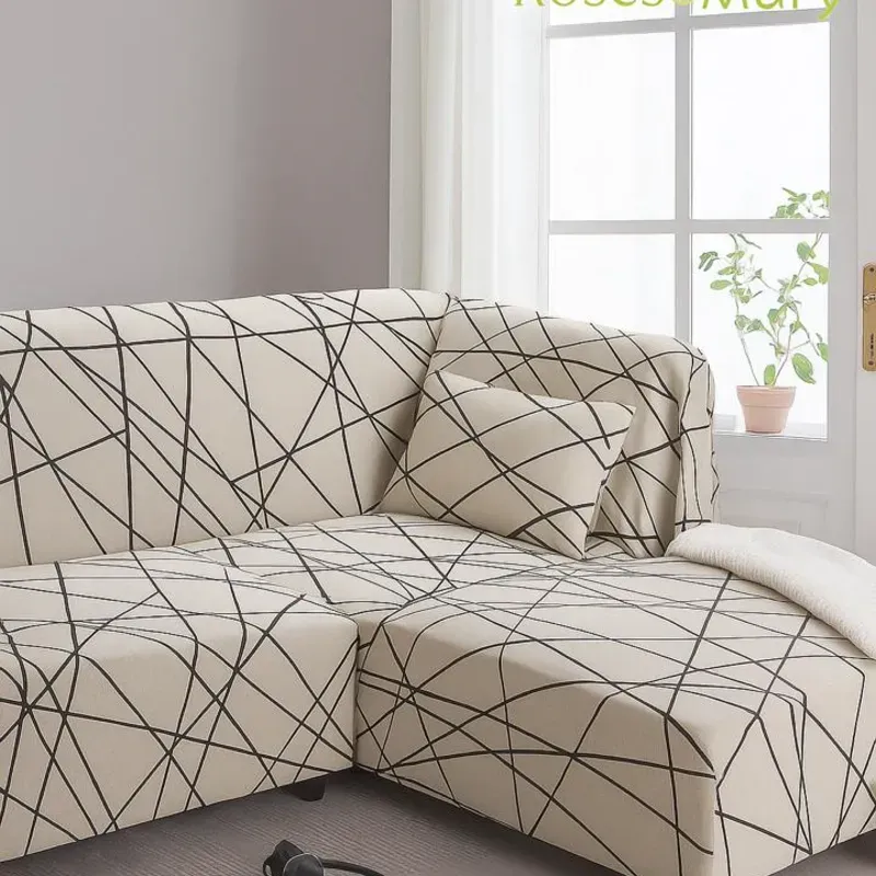 Forro para muebles en forma de L. ''Proteje tus muebles''