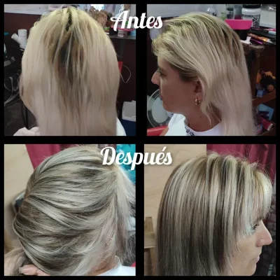 Mechas con tinte