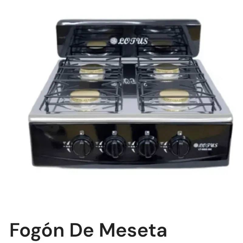 Cocina de gas 4 hornillas sin hornos