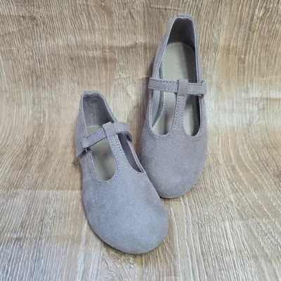 Balerinas de gamuza color carmelitas