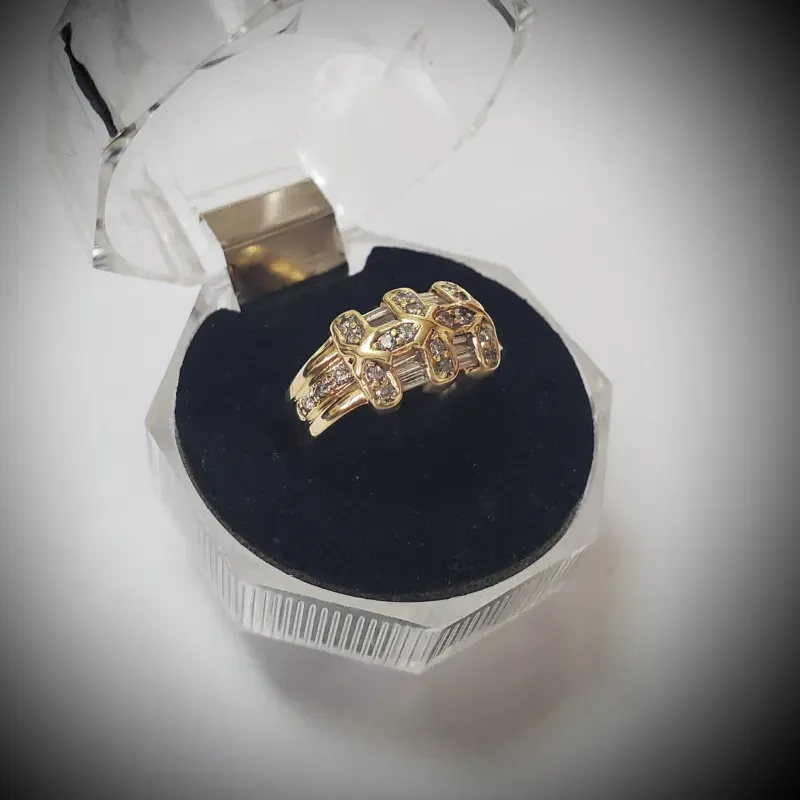 14K  & Diamantes $450