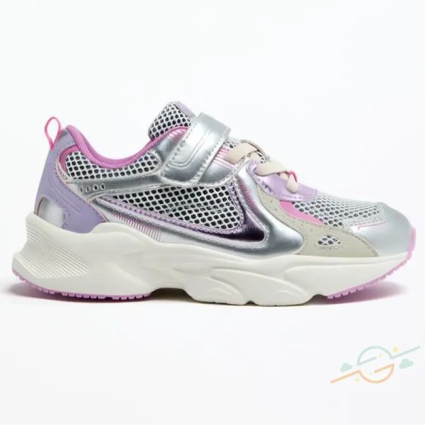 Tenis plateado modaro LEFTIES