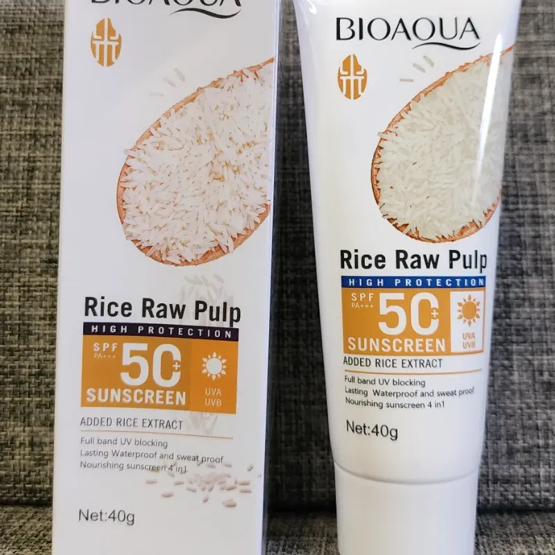 Protector solar de arroz 50 spf