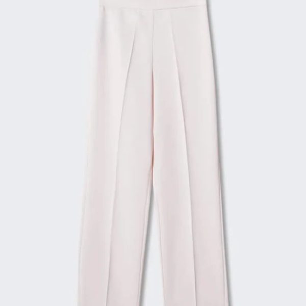 Pantalón de tela claro