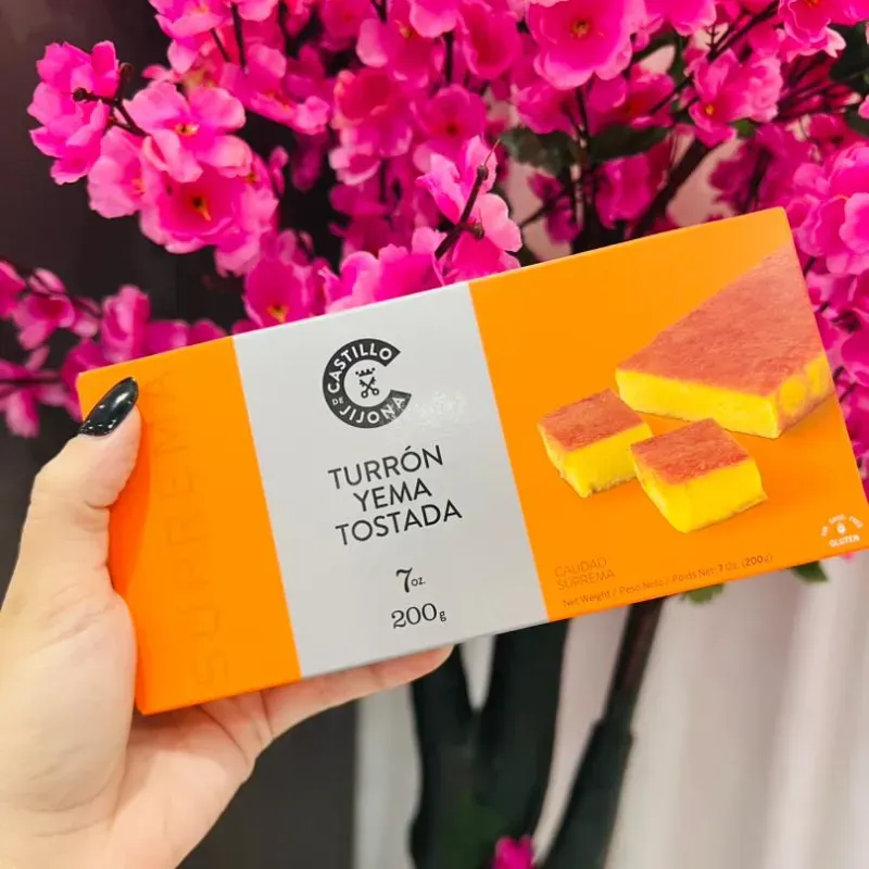 Turrón de yema tostada