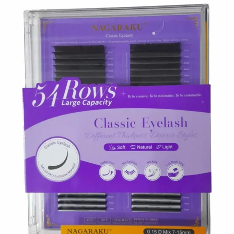 Extensión de pestañas clásicas 0.10 C MIX5-15mm