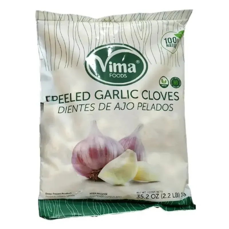 Diente de ajos pelados