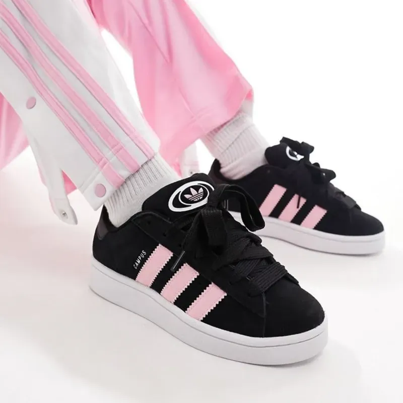 Adidas Campus Negras y Rosadas
