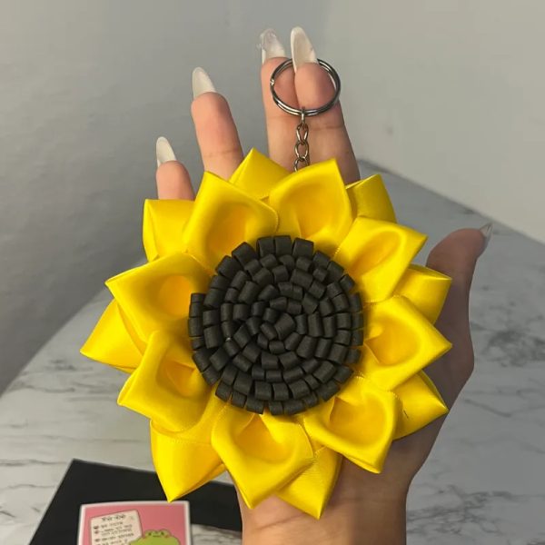 Llavero de girasol (grande) 