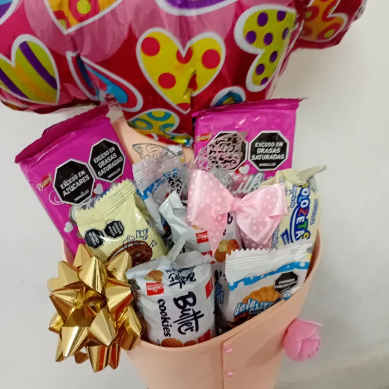 Ramo de Confitura con Globo