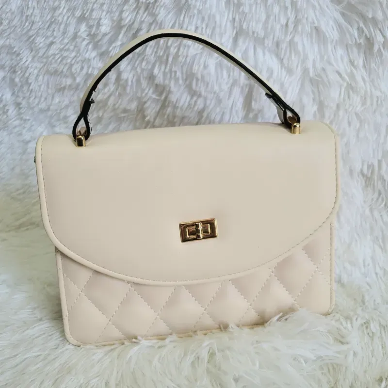 Cartera blanco hueso