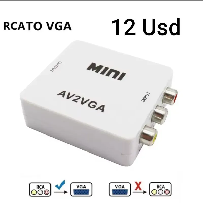 Adaptador RCA a VGA