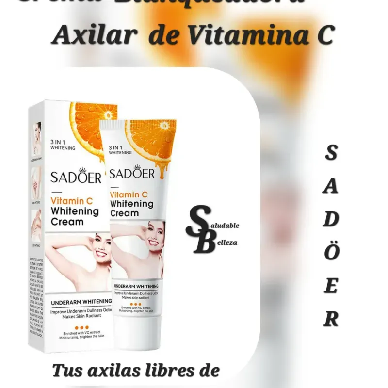 Crema blanqueadora axilar