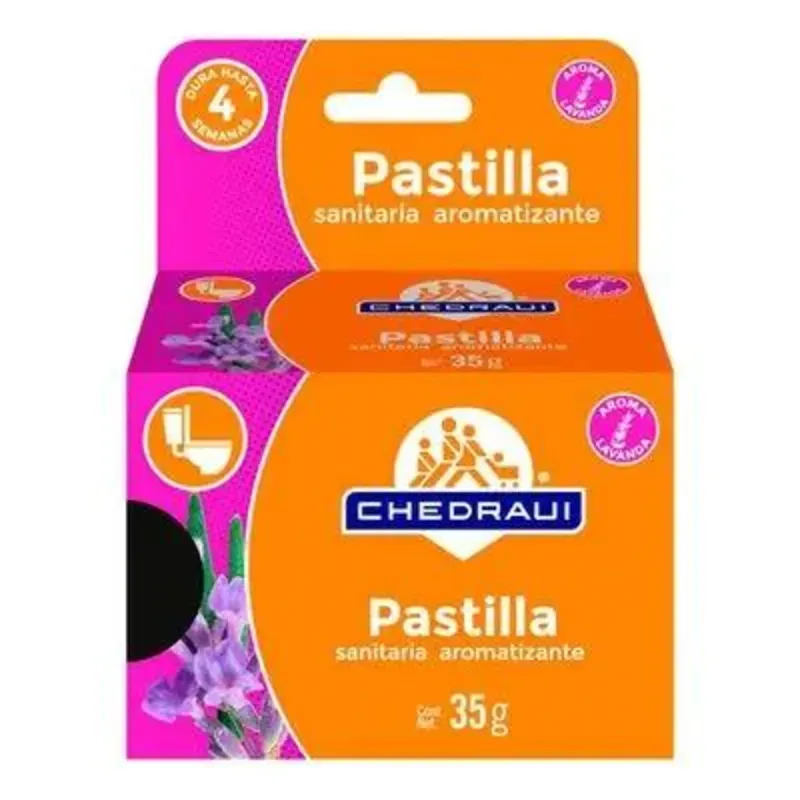  Chedraui Pastilla Sanitaria Aromatizante – Aroma Lavanda (35g)