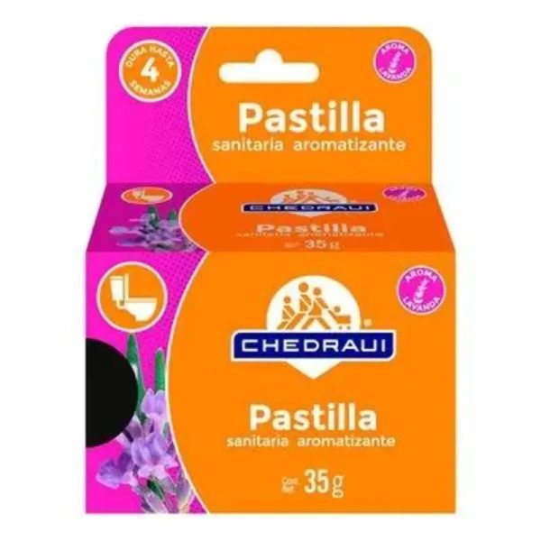  Chedraui Pastilla Sanitaria Aromatizante – Aroma Lavanda (35g)