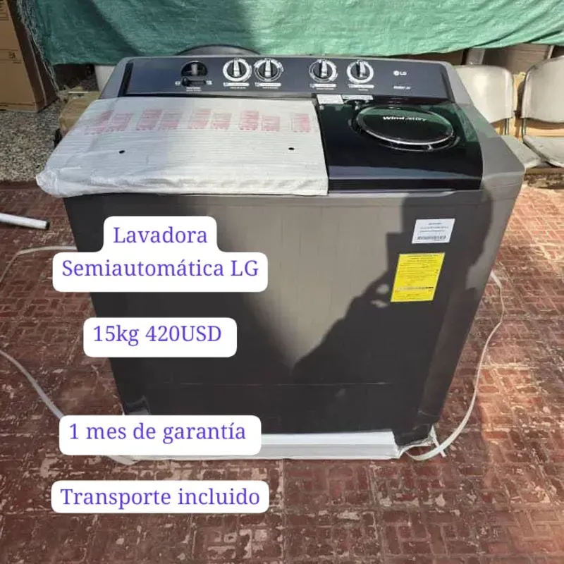 Lavadora semiautomática LG 15 kg