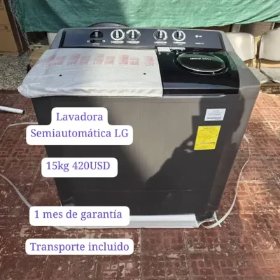 Lavadora semiautomática LG 15 kg