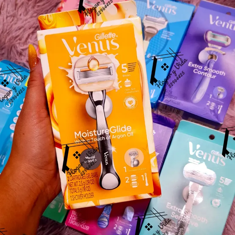 Cuchilla de afeitar Gillette Venus MoistureGlide para mujer.