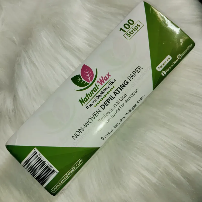 Bandas de Depilación - Algodón (100 pzas)
