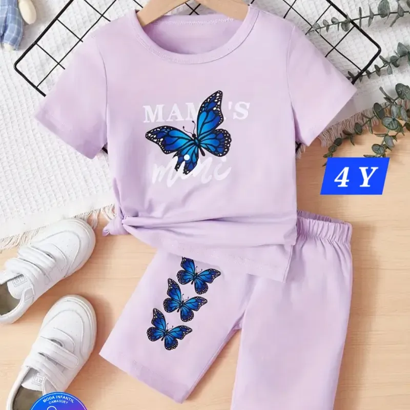 Pullover y licra morada