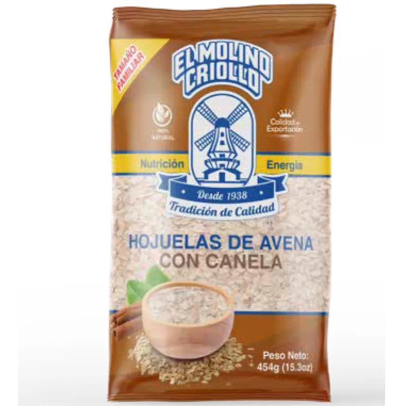 Hojuelas de Avena con Canela El Molino Criollo
