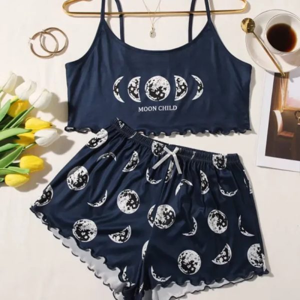 Conjunto de dormir de lunas