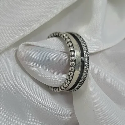 Anillo Pandora 'Trío Texturas'