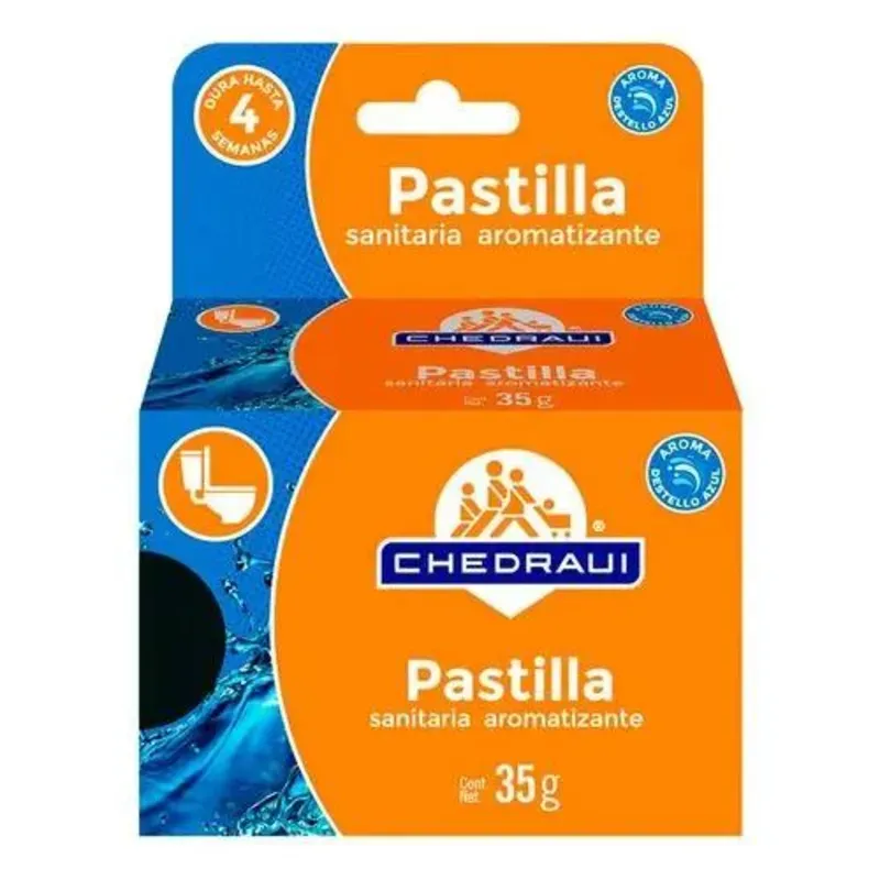  Chedraui Pastilla Sanitaria Aromatizante – Aroma Marino (35g)