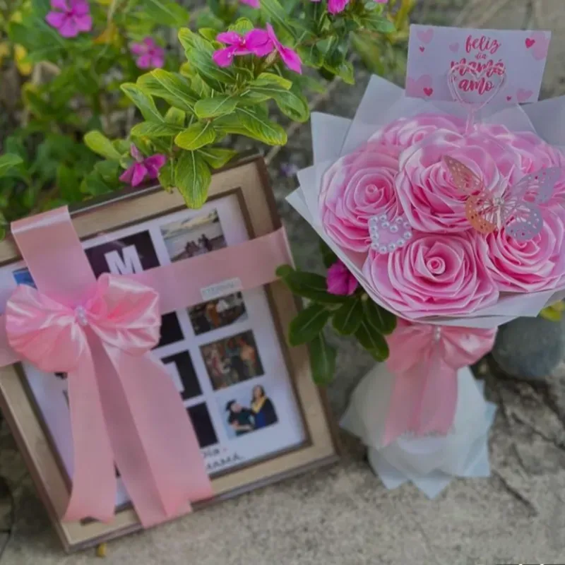 Ramo mediano con cuadro personalizado