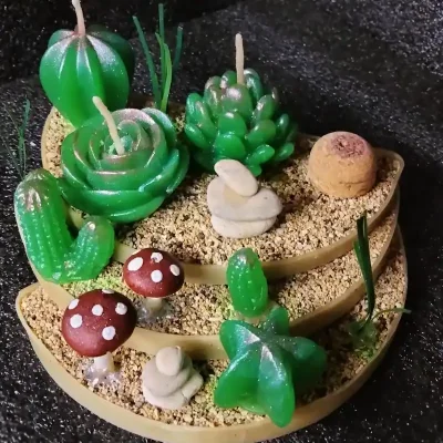 Garden de 3 pisos planos