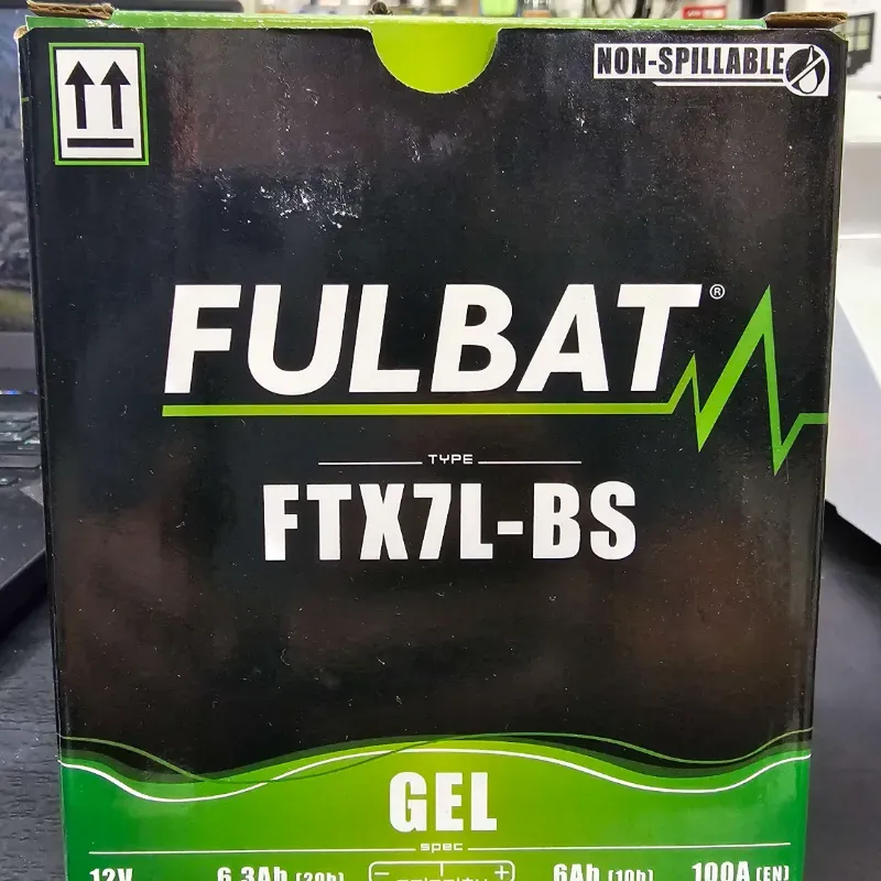 BATERÍA MOTO FTX7L-BS GEL 12V 6.3Ah 100A