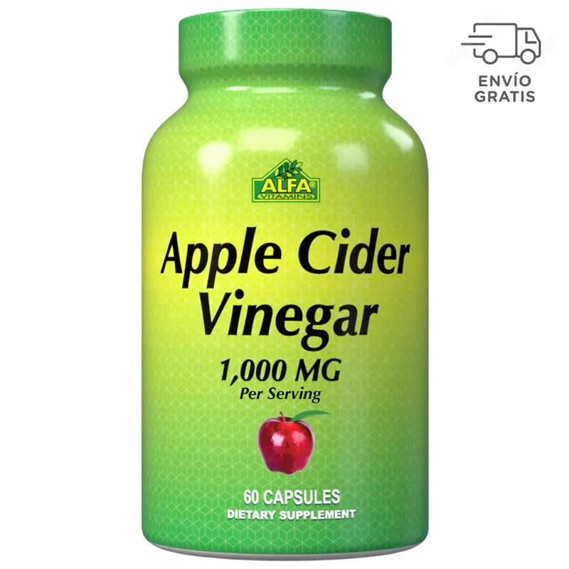 Vinagre de sidra de manzana 1000 mg Suplemento diario de bienestar