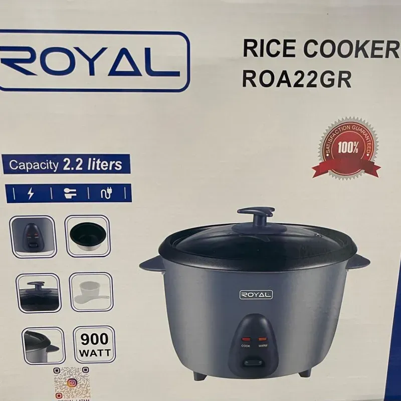 Arrocera de 2.2 Litros. Marca Royal