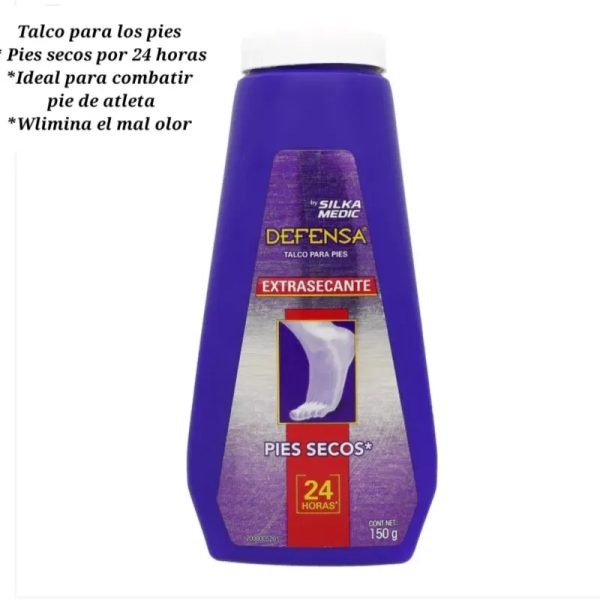 Talco desodorante con aroma para pies
