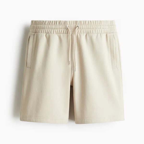 Short de felpa Beige