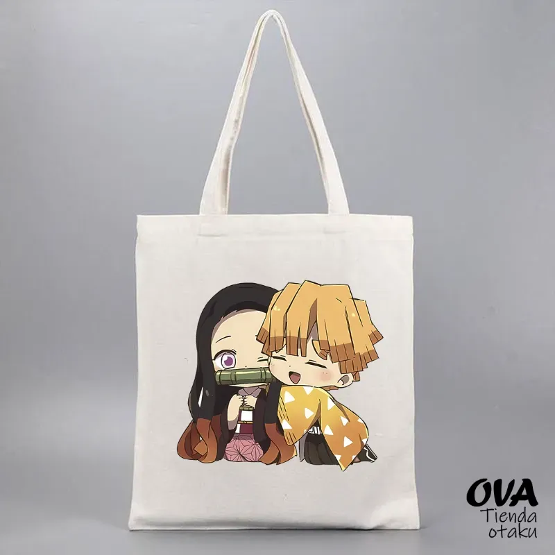 ⚡ Bolsa Zenitsu y Nezuko (Kimetsu no Yaiba)