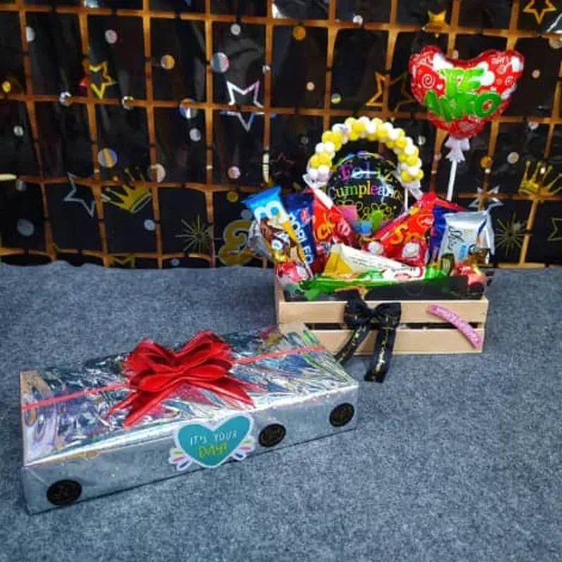 Caja con set de perfume