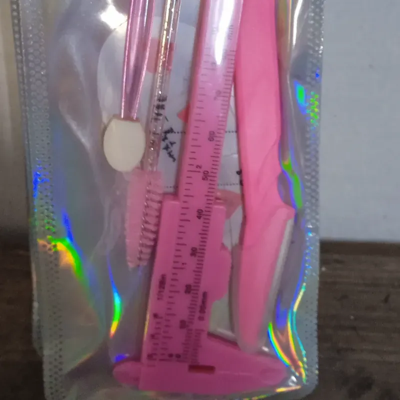 Juego de pie de rey+perfilador+moldes