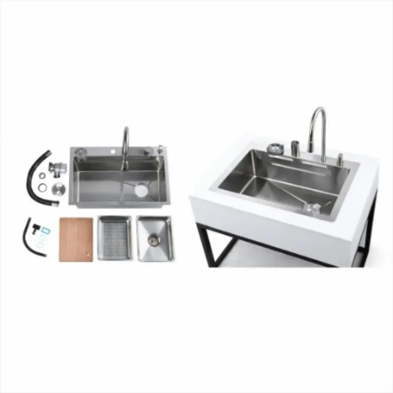 FREGADERO DE COCINA INTELIGENTE Q7 FY-6845-SS