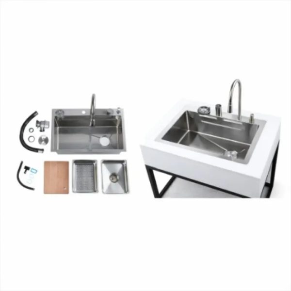FREGADERO DE COCINA INTELIGENTE Q7 FY-6845-SS
