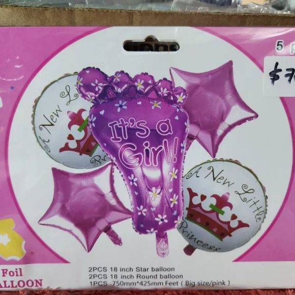 Set de 5 globos inflables