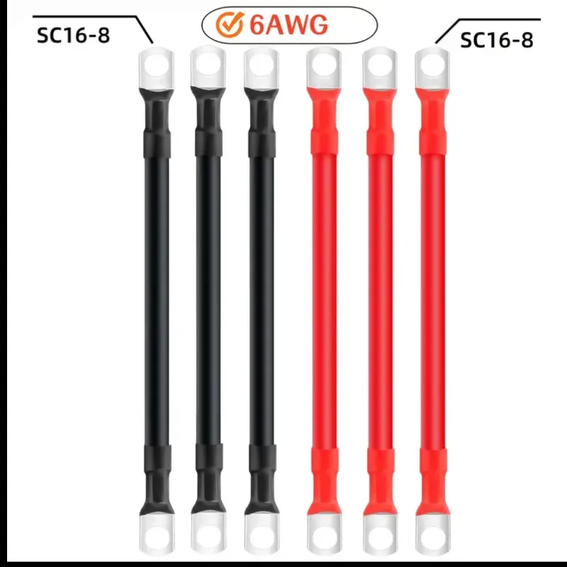 6pcs EKCCBTLL Cables de Batería para union