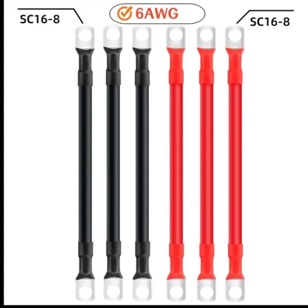 6pcs EKCCBTLL Cables de Batería para union