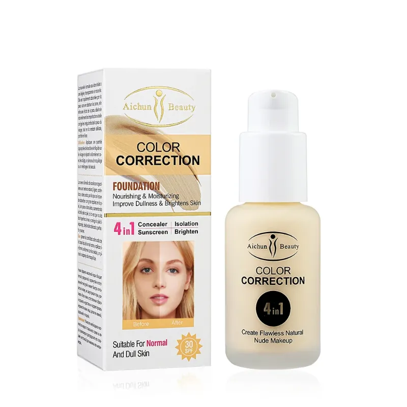 CORRECCIÓN DE COLOR  BASE DE MAQUILLAJE con protección Solar SPF 30