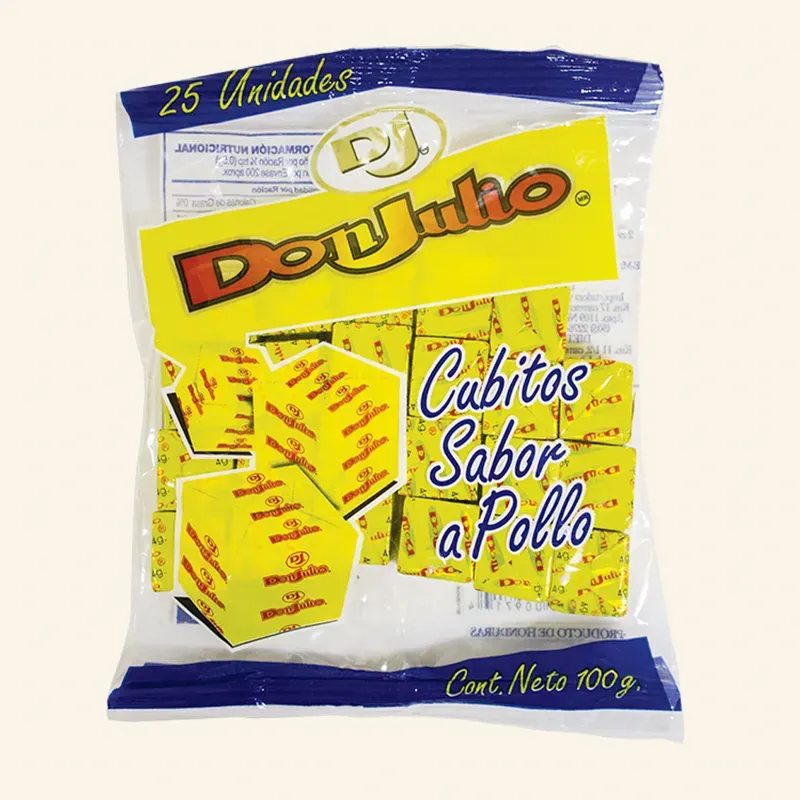 Cubitos sabor pollo