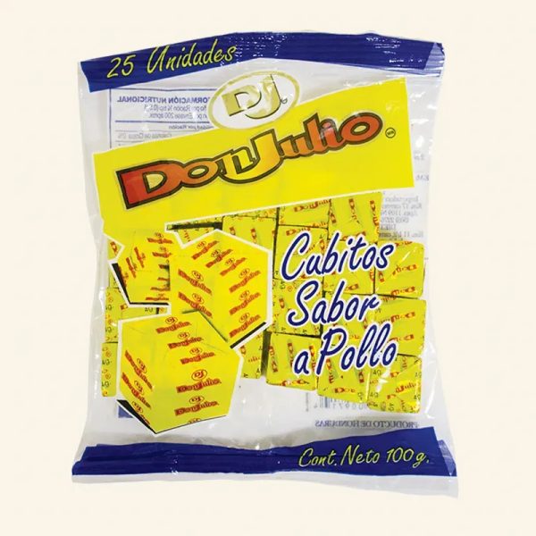 Cubitos sabor pollo
