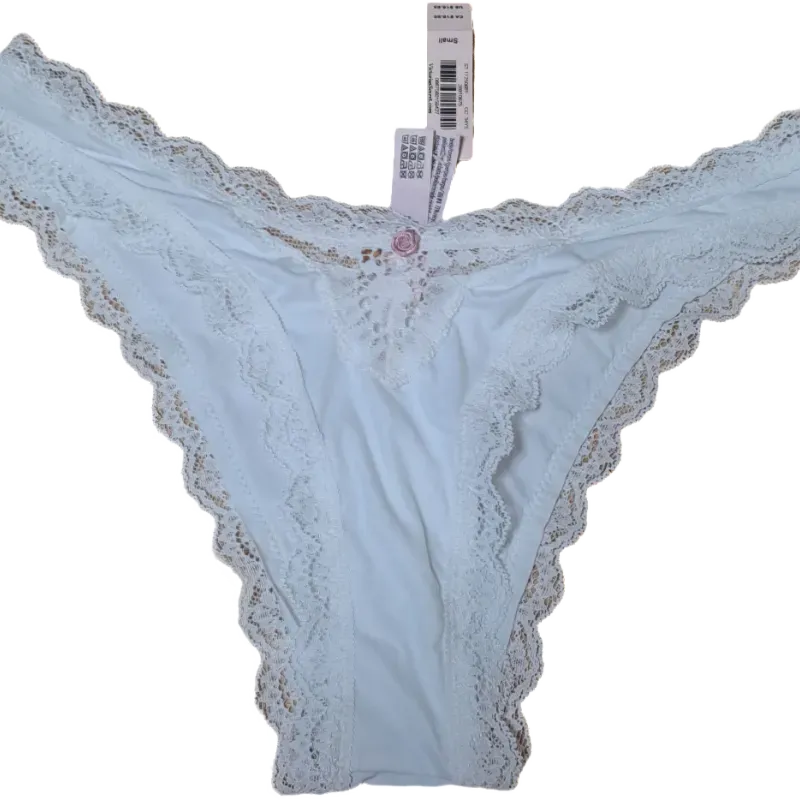 Victoria's Secret braga blanca con encaje