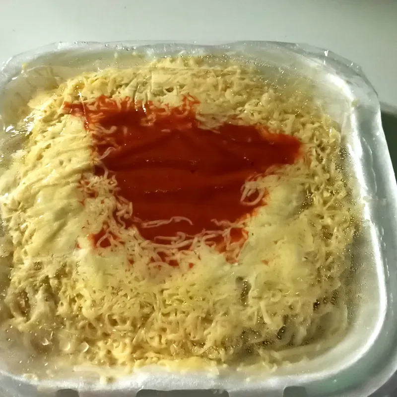 Espagueti Napolitano(en charola para llevar)